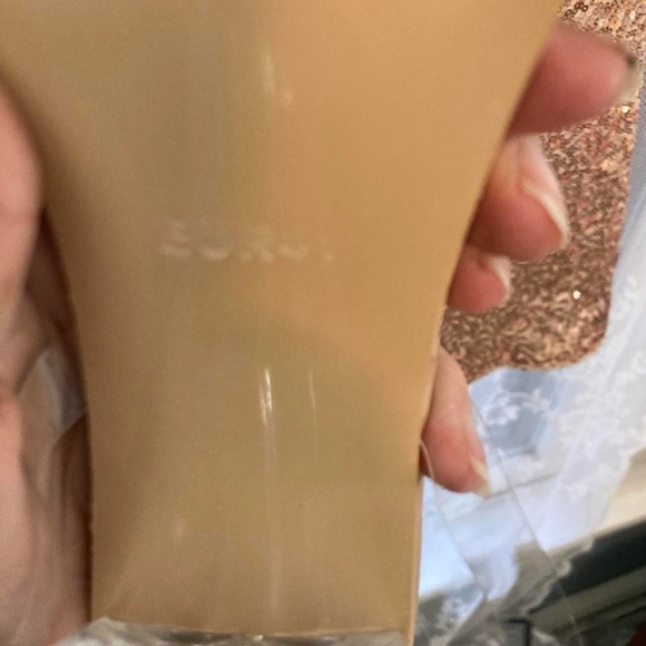 Clear heeled sandals with silver bow detail #glamour size 41 10-10.5 - Picture 6 of 7